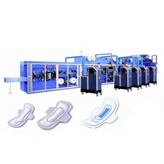 800 pcs/min máquina de guardanapo sanitário automática completa fábrica/fabricação
 