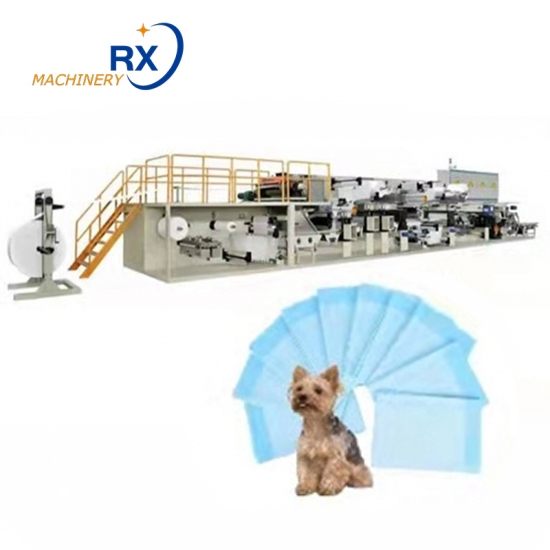 Máquina de fabricação de animais de estimação descartáveis de boa qualidade totalmente automática máquina de almofada de animais de estimação
 