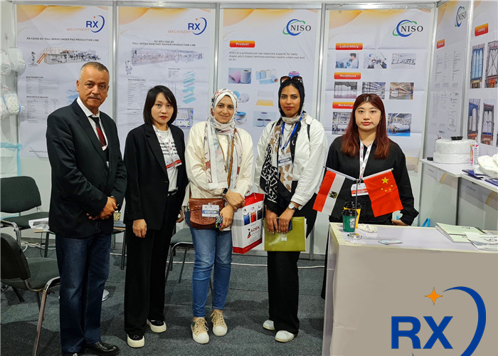 Fabricante de máquinas de fraldas RX Machinery conclui participação de sucesso na exposição do Egito