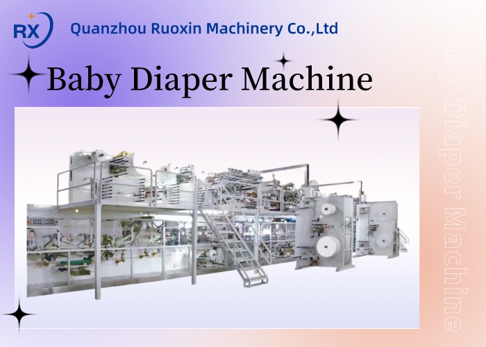 RX projetou nova máquina de produção de fraldas para bebês de alta qualidade